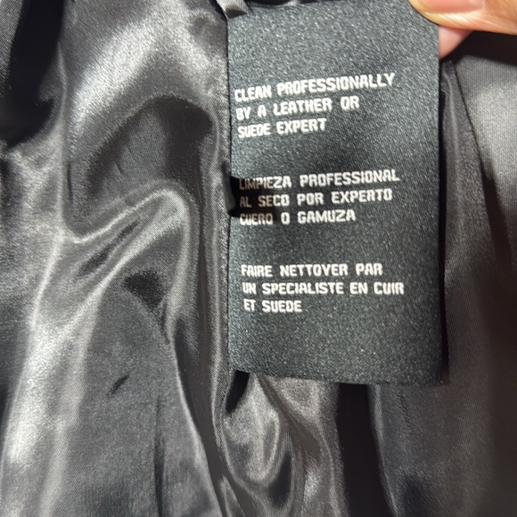 Guess Genuine Leather Jacket Women’s Size M - Picture 8 of 10